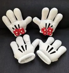 ミッキー　ミニー 手袋　グローブ　セット