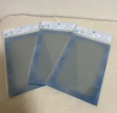 クーリア　とうめいシールシート　水色　3点セット