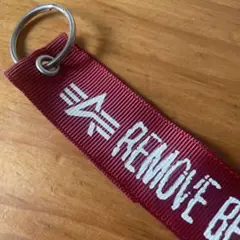 ALPHA INDUSTRIES MA-1 シガレットキーホルダー 赤タグ