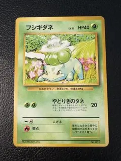 フシギダネ LV.13 旧裏 初版 マーク無し No.001 やどりぎのタネ