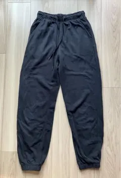 GU ブラック スウェットジョガーパンツ XS 140 150