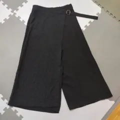 H.A.K❤ブラック プリーツ キュロット