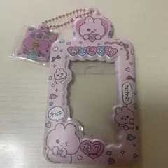 チェゴシム チャーム付きフォトキーホルダー トレカケース