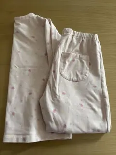 うさぎピンクパジャマ（長袖）110cm