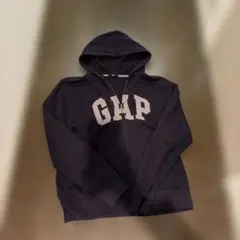 GAP ジップアップパーカー ブラック