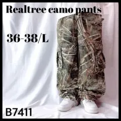 古着 REALTREE MAX-5 リアルツリーカモ カーゴパンツ 36/38L