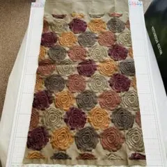 pjc. モネバラ【新品】刺繍生地.カーキ系✨