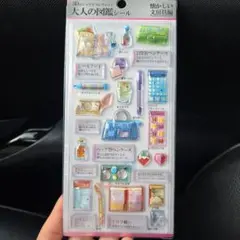 新品【正規品】大人の図鑑シール 3D 懐かしい文房具編