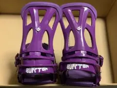 ジャンク出品 BURTON Cartel ビンディング パープル