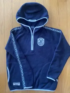 PEARLY GATES フリースハーフジップサイズ0 ネイビー