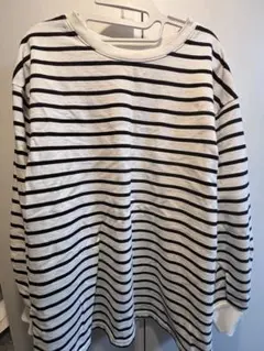 ストライプデザイン長袖トップス　GU【1週間限定発売】