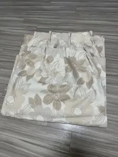 NITORI 花柄カーテン ベージュ系　105×140 2枚