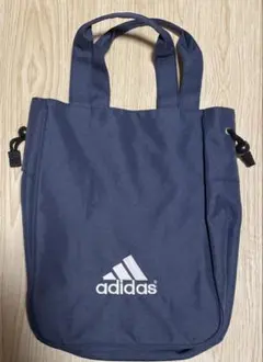 adidas ネイビー シューズバッグ？
