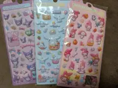 サンリオ BONBON DROP 立体シール 3枚セット