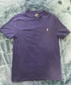 【美品】ポロラルフローレン 半袖シャツ 紺色/ネイビー