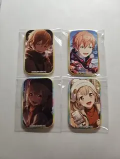 プロセカ　小豆沢こはね　東雲彰人　スクエア缶バッジ　53C