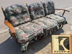 極美品】現行モデル 受注生産品 飛騨産業 穂高 花柄チェア キツツキ