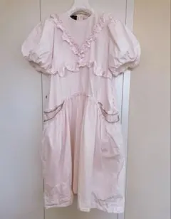 Simone Rocha メタリック 半袖ワンピース - メルカリ