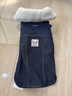 Owl デニムフリース犬用コート