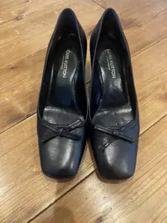 LOUIS VUITTON 黒 361/2 ルイヴィトン　パンプス
