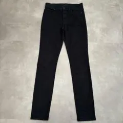 【UNIQLO】ウルトラストレッチジーンズ　ブラック　24