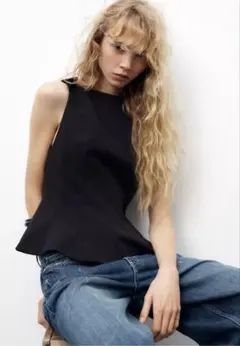 2026年最新】ZARA ペプラム リボンの人気アイテム - メルカリ