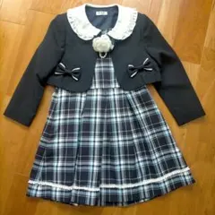 限定お値下げ！Sakura フォーマルドレス ネイビー チェック115