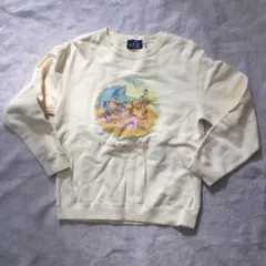 140cm プーさん トレーナー クリーム色