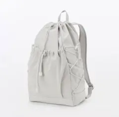 無印良品 撥水 リップストップ リュックサック ライトグレー - メルカリ