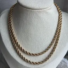 Cosmogold ゴールドカラー ロープチェーン ネックレス #4153のサムネイル