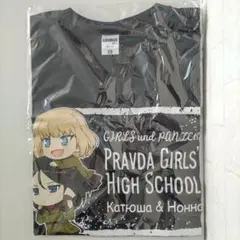 GIRLS und PANZER Pravda Girls' Tシャツ XL