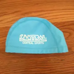 セントラル　スイミング　キャップ　水色