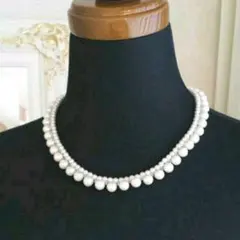 日本製 ブライダル パールネックレスイヤリングセット ウェディングアクセサリー