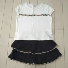 BURBERRY　バーバリー　カットソー　Tシャツ　スカート　キュロット