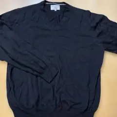 オリヒカ　黒 Vネックセーター Lサイズ