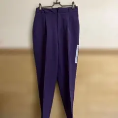 GUストレッチテーパード パープルパンツ