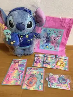 ハッピーくじ スティッチ　A賞おっきな スティッチ ぬいぐるみ　含む8点セット