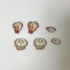ちいかわ　シーサー　ボンボンドロップシール おすそ分け 6点