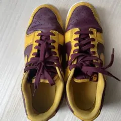NIKE スニーカー 27.5cm マルーン/イエロー