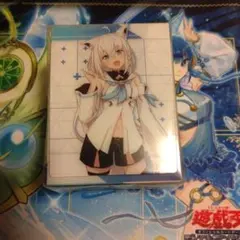水宮 枢】ホロライブ ホロカ hololive 合皮製 デッキケース 青 水色