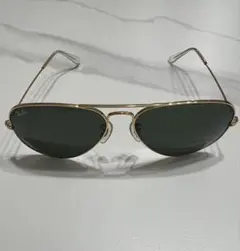 Ray-Ban アビエーター サングラス ゴールド