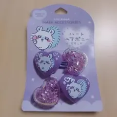 ちいかわ 　ハートヘアポニー　モモンガ　ヘアゴム