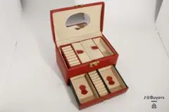 2375 ジュエリーボックス アクセサリーケース 鏡付き 宝石箱 鍵付き