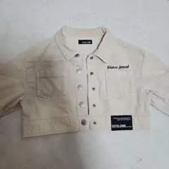 SISTER JENNI コーデュロイ クロップドジャケットショート丈　Gジャン