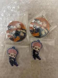 虎杖悠仁 呪術廻戦 キーホルダー ラバーストラップ 4個セット