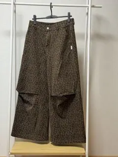 urban edge LEOPARD WIDE PANTS 西洸人着用