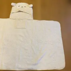 ひつじのフード付きブランケット