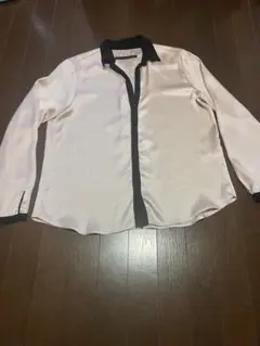 ZARA BASIC 長袖シャツ ピンク・黒