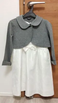 ★上品卒服★コムサイズム ワンピースドレスとボレロのセット