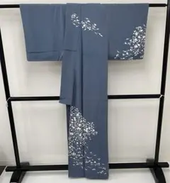 友禅付け下げ 正絹 紋なし 美しい染め 着物 i-4057
